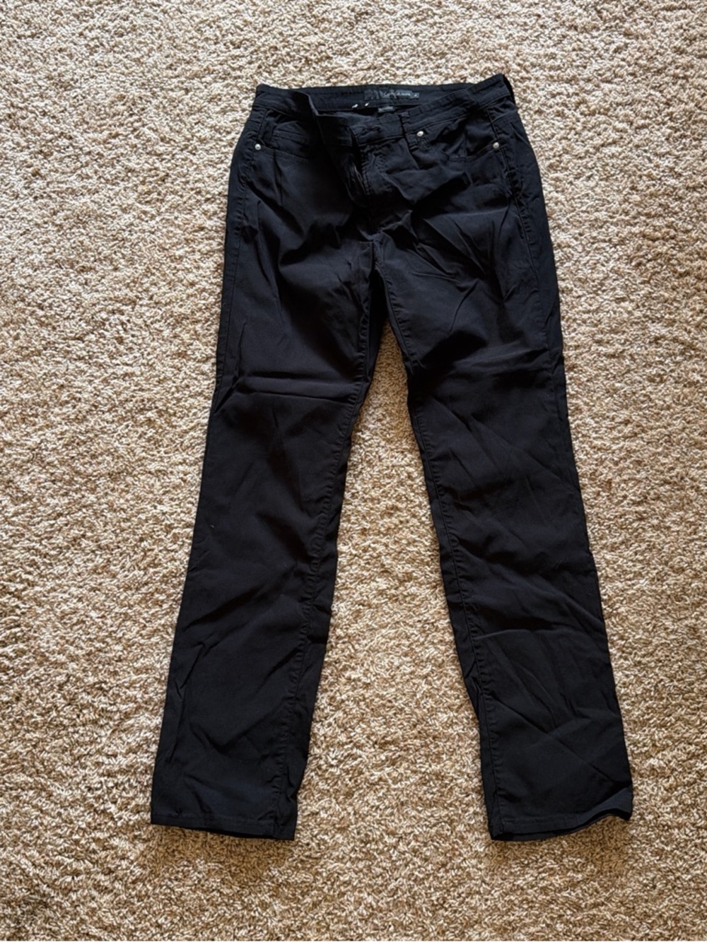 Calvin Klein Jeans Black Straight Leg Trousers